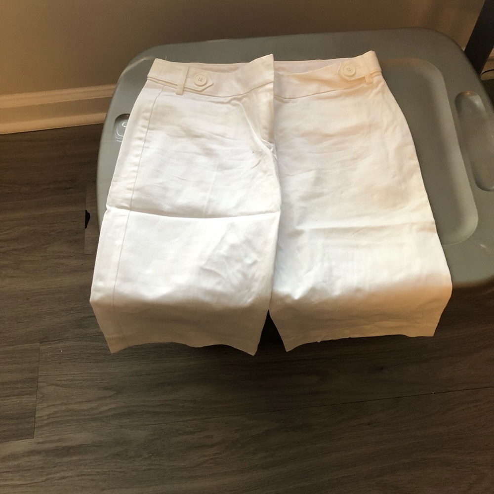 White Bermuda shorts